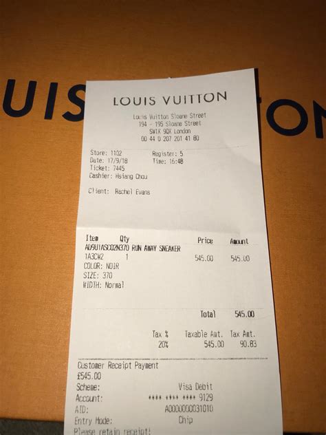 louis vuitton fake receipt|false louis vuitton receipt.